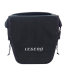 Waterproof Rear Pannier Bags - In Black Heavy Duty Canvas-CLEARANCE SALE