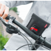 A Premium Quality Waterproof Smartphone Holder mounted on Handlebars - Made by Klickfix from Germany