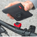 A Premium Quality Waterproof Smartphone Holder mounted on Handlebars - Made by Klickfix from Germany