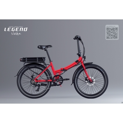 SIENA Smart Foldable Touring eBike-Large Wheels for ON and Off Paths (24" wheel) -Order Online Now for 5% Off-Use Promo Code 'Health5%'
