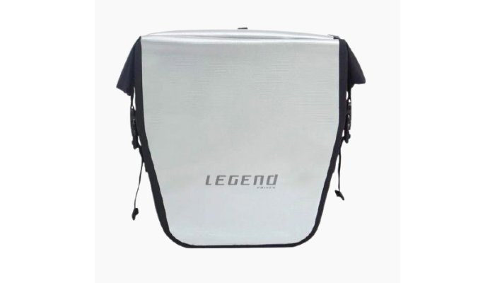 A Waterproof Pannier Carry Bags - Full of Style to stand out in the crowd -In Beautiful Silver