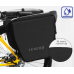 Waterproof Rear Pannier Bags - In Black Heavy Duty Canvas-CLEARANCE SALE